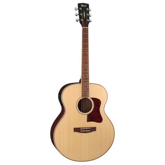 Cort CJ-MEDXM Acoustic Guitar With Bag - Open Pore
