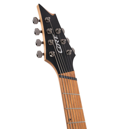 Cort KX307MS Electric Guitar with Bag / KX307 Multi Scale- Open Pore Black