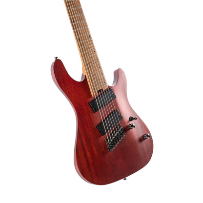 Cort KX307MS Electric Guitar with Bag / KX307 Multi Scale - Open Pore Mahogany