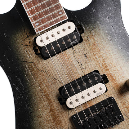 Cort KX300 Electric Guitar with Bag - Open Pore Raw Burst
