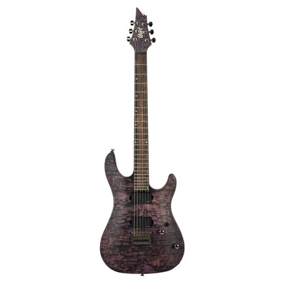 Cort KX500 Etched Electric Guitar with Bag - Etched Deep Violet
