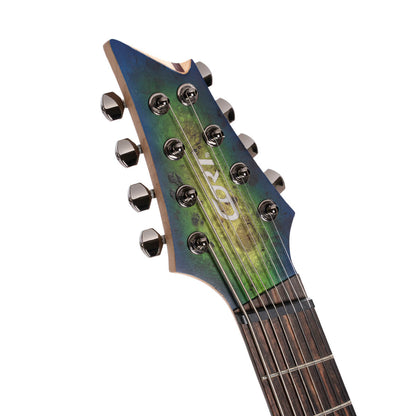 Cort KX508MS II Electric Guitar with Bag - Mariana Blue Burst