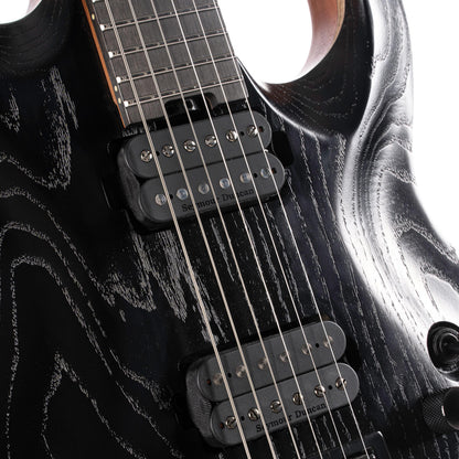 Cort KX700 EverTune Electric Guitar with Bag - Open Pore Black