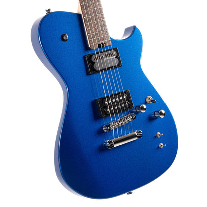 Cort MBM-2H Sustainiac Electric Guitar with Bag - Meta Blue