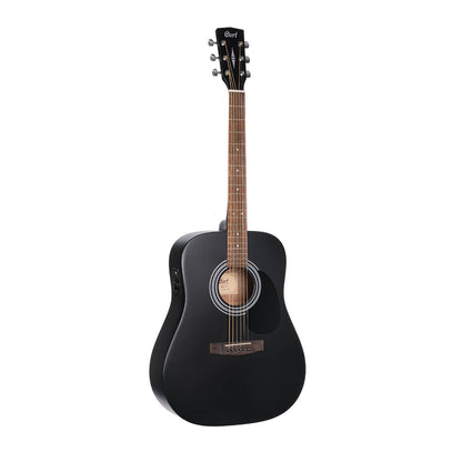 Cort AD810E Acoustic Guitar with Bag - Black Satin