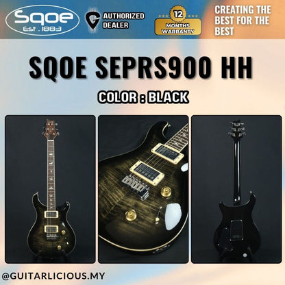 SQOE SEPRS900 HH, Electric Guitar Mahogany with Flame Maple Top - ( SEPRS-900 / SEPRS 900 )