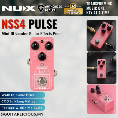 NUX NSS4 Pulse Mini-IR Loader Guitar Effects Pedal ( NSS-4 )