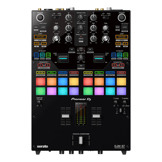 Pioneer DJ DJM-S7 Scratch-style 2-Channel Performance Mixer For Serato DJ