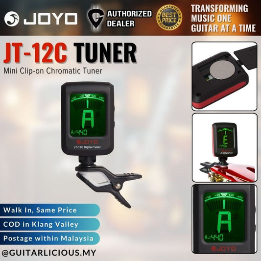 Joyo JT-12C Clip On Chromatic Tuner ( JT12C / JT 12C )