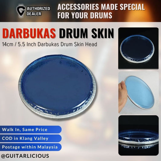 Darbukas Replacement Head / Skin for Darbukas - 5.5 INCH