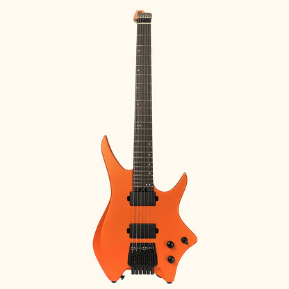 HILS NEXT Series Headless Guitar HN3 - Satin Metallic Coral Orange