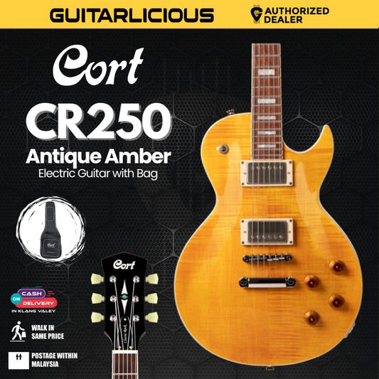 Cort CR250 Electric Guitar with Bag - Antique Ember