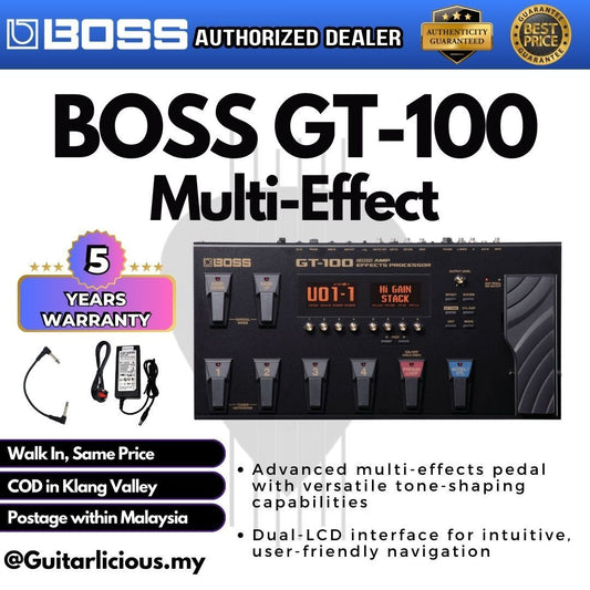 Boss GT-100 Guitar Multi-Effects Pedal ( GT100 / GT 100 / GT )