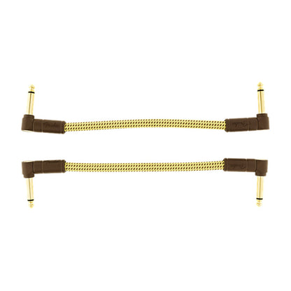 Fender Deluxe Series Patch Cable, Tweed, 2 Pack