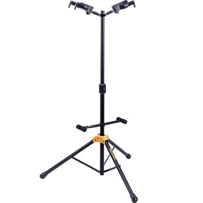 Hercules GS422B PLUS Auto Grip System (AGS) Double Guitar Stand - ( GS422B-PLUS )