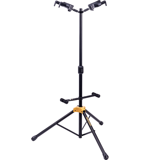 Hercules GS422B PLUS Auto Grip System (AGS) Double Guitar Stand - ( GS422B-PLUS )