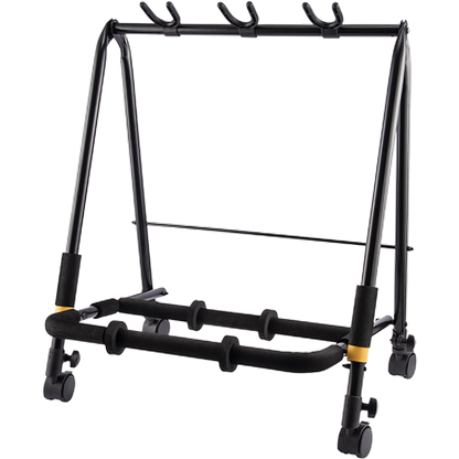 Hercules GS523B PLUS 3-PC Guitar Display Rack with add-on casters - (GS523B)