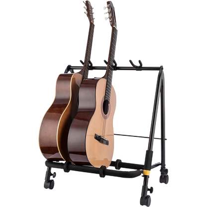 Hercules GS523B PLUS 3-PC Guitar Display Rack with add-on casters - (GS523B)