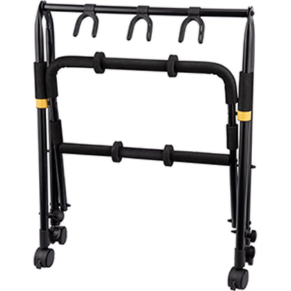 Hercules GS523B PLUS 3-PC Guitar Display Rack with add-on casters - (GS523B)