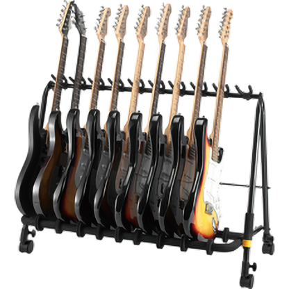 Hercules GS525B PLUS 5-Guitar Display Rack with Castors - (GS525B-PLUS)