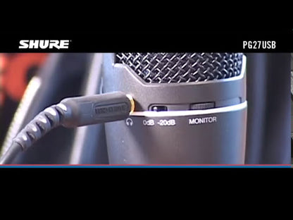 Shure PG27USB Side Address Condenser Microphone for USB Plug & Play ( PG27 / PG-27 / PG27-USB )