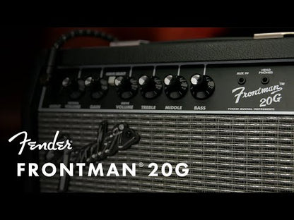 Fender Frontman 20G Guitar with Overdrive Combo Amplifier (20watts / Fender 20 / Frontman 20)