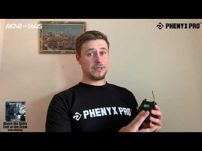 Phenyx Pro Best Budget Wireless PTM-10A Stereo Wireless in Ear Monitor System ( PTM10 / PTM-10 )