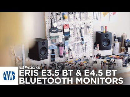 PreSonus Eris E4.5BT 4.5 inch Powered Studio Monitor with Bluetooth and Isolation Pads (Pair) ( E 4.5BT / E45 / E-45-BT)