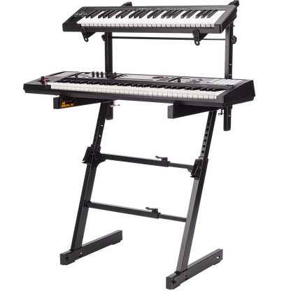 Hercules KS410B Auto-Lock Z-Style Keyboard Stand with EZ-Lok Tier - (KS410B)
