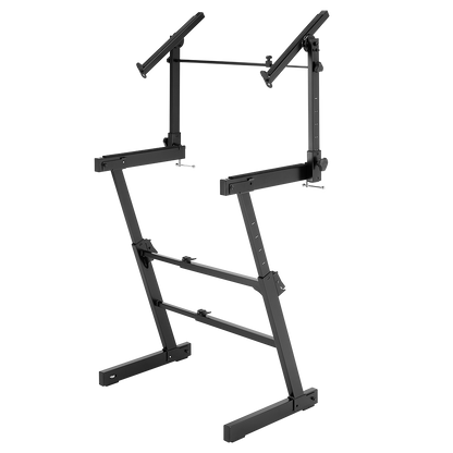 Hercules KS410B Auto-Lock Z-Style Keyboard Stand with EZ-Lok Tier - (KS410B)