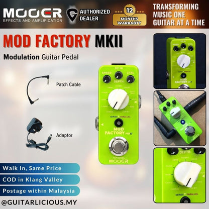 guitar pedal modulation Mooer Mod Factory MKII Modulation Pedal ( MODFACTORYMKII ) – GUITARLICIOUS