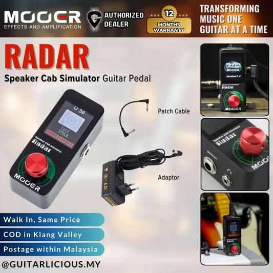 Mooer Radar Speaker Cab Simulator Pedal