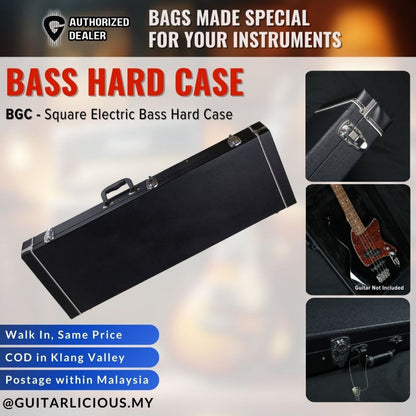 Square Electric Bass Hard Case BGC