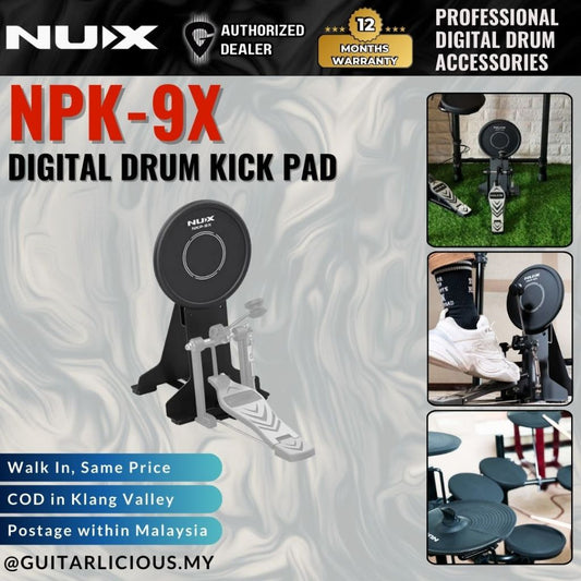 NUX NPK-9X Digital Drum Kick Pad With Optional Pedal ( NPK9X / NPK 9X )