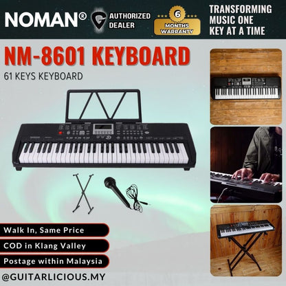 Noman NM-8601 61 Keys Keyboard  ( NM8601 / NM 8601 )