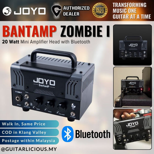 Joyo ZOMBIE-I 20 Watt Amplifier Head BanTamP Series Speaker Amp Hybrid Tube With Bluetooth