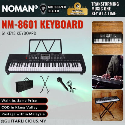 Noman NM-8601 61 Keys Keyboard  ( NM8601 / NM 8601 )