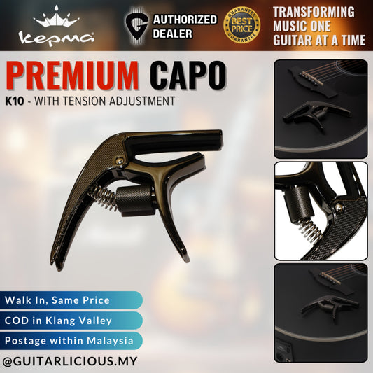 Kepma Premium Capo with Tension Adjustment - K10 ( K-10 / K 10 )