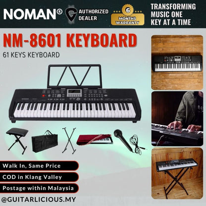 Noman NM-8601 61 Keys Keyboard  ( NM8601 / NM 8601 )