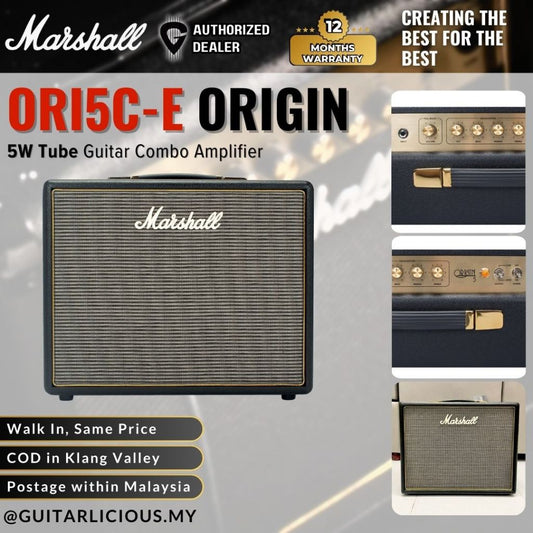 Marshall Origin ORI5C-E 5W Tube Guitar Combo Amplifier Speaker ( ORI5CE /  ORI5C E )