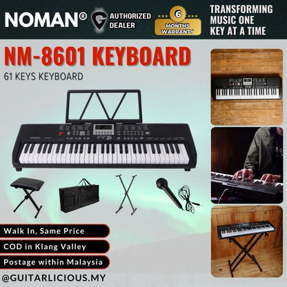 Noman NM-8601 61 Keys Keyboard  ( NM8601 / NM 8601 )