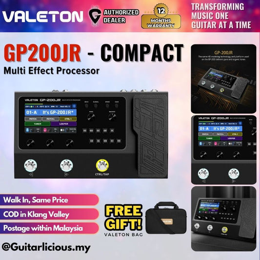 Valeton GP-200JR Compact Guitar Multi-Effects Processor Pedal ( GP200JR / GP200 JR )