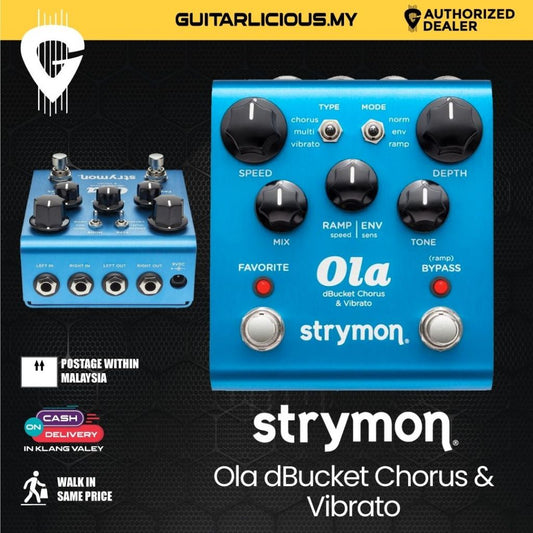 Strymon Ola dBucket Chorus & Vibrato Guitar Effects Pedal