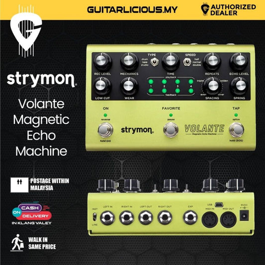 Strymon Volante Magnetic Echo Machine Guitar Effects Pedal