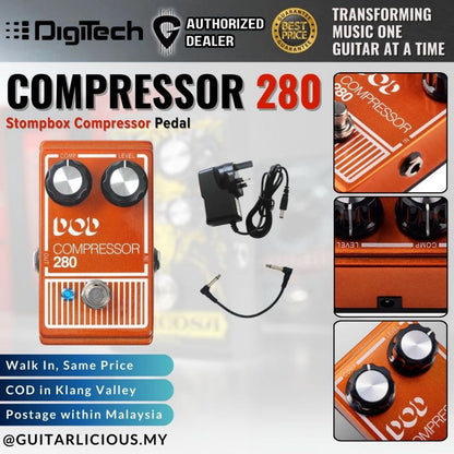 DigiTech DOD Compressor 280 Stompbox Guitar Effect Pedal ( DOD-Compressor280 )