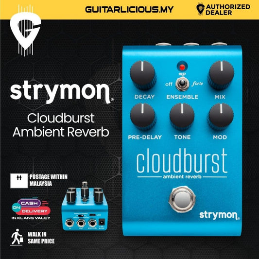 Strymon Cloudburst Ambient Reverb Guitar Effects Pedal