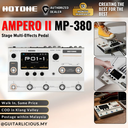 Hotone MP-380 Ampero II Stage Multieffects Pedal