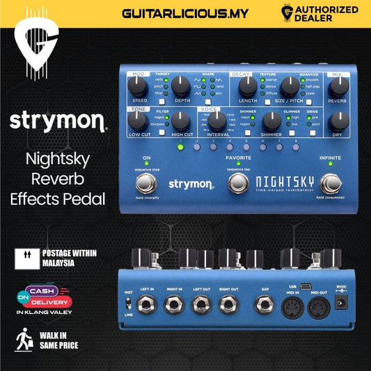 Strymon Nightsky Reverb Guitar Effects Pedal