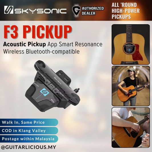 Skysonic F3 Guitar Pickup App Smart Resonance Wireless Bluetooth-compatible System Accompaniment Accessories ( F-3 )