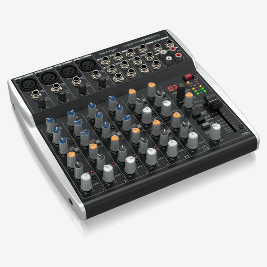 Behringer XENYX 1202SFX Premium Analog 12-Input Mixer with USB Audio Streaming Interface